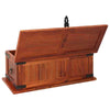 Retro Wooden Treasure Chest Vintage Storage Box Trunk Coffee Table Lockable UK