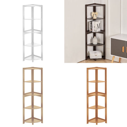 5Tier Cube Storage Unit Bookcase Shelving Display Shelves Shelf Bookshelf Corner