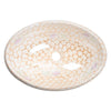 CounterTop Family Basin Yellow Brown Fish Scale Effect Bathroom Washbasin Sink