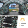 3-4 Man Pop up Camping Tent Hiking Outdoor Tent 2 window 2 door floor Waterproof