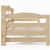 Sofa Bed Day Bed 3ft Single Bed with Trundle King Size Wooden Bed Frame Nature