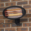 Set of 2 Garden Patio Heater Warmer Wall Mounted Electric Heating 650/1350/2000W