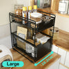 2 Tier Layers Metal Storage Rack/Shelving Wire Shelf Kitchen/Office