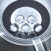 Modern 5 Heads Fan Wall Ceiling Light LED Daylight White Pendant Chandelier Lamp