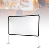 Projector Screen with Stand 100 inch Outdoor Indoor Movie Projection Screen 16:9