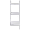 Stylish 3 Tier Ladder Shelves Perfect Space Saving Storage Solution - White