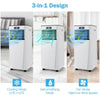 9000 BTU Portable Air Conditioner 3-in-1 AC Unit Fan Air Cooler Dehumidifier