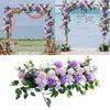 1M Artificial Wedding Arch Rose Flower Row Wall Panel Table Backdrop Party Decor