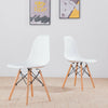 White Dining Table and 2 4 6 Chairs Set Wood Legs Kitchen Home Retro Room Chair