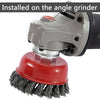 2PC 4PC Twist Knot Semi Wire Wheel Cup Brush Set For 115mm Angle Grinder