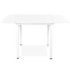 Foldable Dining Table and Chairs PU Leather Padded Seat Kitchen Home Furniture