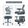 Ergonomic Office Chair Breathable Mesh Desk Chair High Back Computer Chair Grey