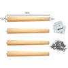 4X DIY Wood Legs Pine Beech Poplar Legs for Table Stool Sofa Furniture Parts