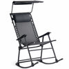 Folding Rocking Chair Outdoor Seat Rocker Relaxing Armchair Lounge Garden Patio