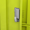 Locker Cabinets 2 pcs Grey and Green 90x45x92.5 Steel K2O9