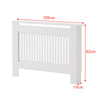 Radiator Cover White Traditional Modern MDF Wood Cabinet Grill Furniture Modern