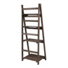 43" Tall Wooden Ladder Shelf Classic Plant Stand Bookcases Shelving Unit Rack