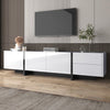 TV Stand Cabinet Unit Modern High Gloss 190cm with 3 doors and 2 drawers NS