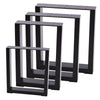 2 PCS Rectangle Metal Table Legs DIY Dining Bench Coffee Desk Furniture Stand