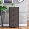 Chest of Drawers Bedroom Storage Unit with Fabric Drawers Hallway Living Room BN