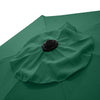 3 Color Garden Parasol Sun Umbrella Canopy Patio Garden Sun Shade 2/2.5/2.7/3M