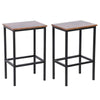 2x Industrial Vintage Bar Stools Chair Retro Kitchen Counter Seat Pub Furniture