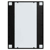 Wall Mirror Black Metal Vanity Make up Wall-mounted Mirror Multi Sizes