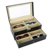 12Grid Sunglasses Glasses Storage Display Case Box Multi-function