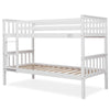 Double Bunk Bed 3FT Single Bed For Kids Children Solid Wooden Frame With Stairs