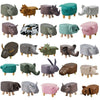 Animal Ottomans Footstools Padded Cushion Pouffe Stool Rest Children Toy Gift