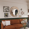 Decorative Wall Mirror Circle Hanging Mirror Apartment Restroom Vanity Mirror UK