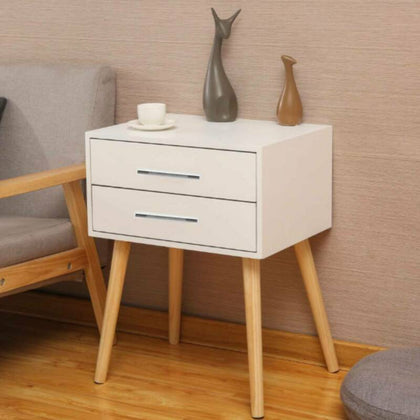 Modern Bedside Cabinet 2 Chest Of Drawers Bedroom Table Storage Furniture Unit