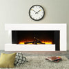 Electric Fire Fireplace with MDF Mantel LED Frame Log Effect 2000W Heater Stove