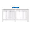 Radiator Cover Cabinet White Traditional Modern MDF Slat Wood Grill Furniture