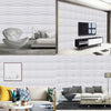 24x PVC 3D Wall panel Decorative Wall Ceiling Tile Cladding Wallpaper Waterproof