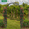 Garden Arch Metal Frame Decoration Trellis Stand Vines Climbing Plants Archway