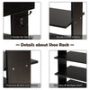 7-tier Double Shoe Storage Tower Organiser Unit Home Display Shelf Rack Stand