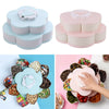 Snack Tray Petal Flower Candy Box Storage Containers Dried Fruit Plate Rotating