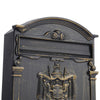 Vintage Wall Mounted Mail Letter Box Lockable Steel Post Mailbox Large Postbox