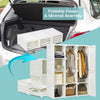 12 Cubes Portable Wardrobe Closet Foldable Closet Clothes Organizer Hanging Rods