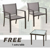 Furniture Set 2 Seater, Indoor Outdoor 3 Piece set Patio Furniture Set