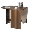 Folding Dining Coffee Table 3-in-1 Drop Leaf Table Writing Desk 4 to 6 People