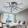 Metal Frame Arc Round Rectangle LED Ceiling Light Chandelier Living Room Decor