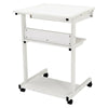 Rolling Computer Desk Home Office Laptop Table Study Writing Desk Workstation