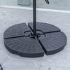 SQUARE GARDEN CANTILEVER PARASOL WITH CRANK FOR PATIO SUN SHADE HANGING UMBRELLA