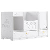 Desktop Cosmetic Organiser Unit Storage Box Large with Drawers/Mirror