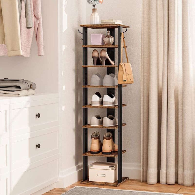 Small narrow hot sale shoe rack