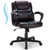 360° Swivel Office Computer Desk Chair Height Adjustable PU Leather Task Chair