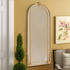 180cm Luxury Gold Arched Mirror Full Length Wall Mount Antique Rustic Home Decor