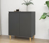 Slim Hallway Cabinet Cupboard Modern Side Table Console Narrow Unit Grey Small